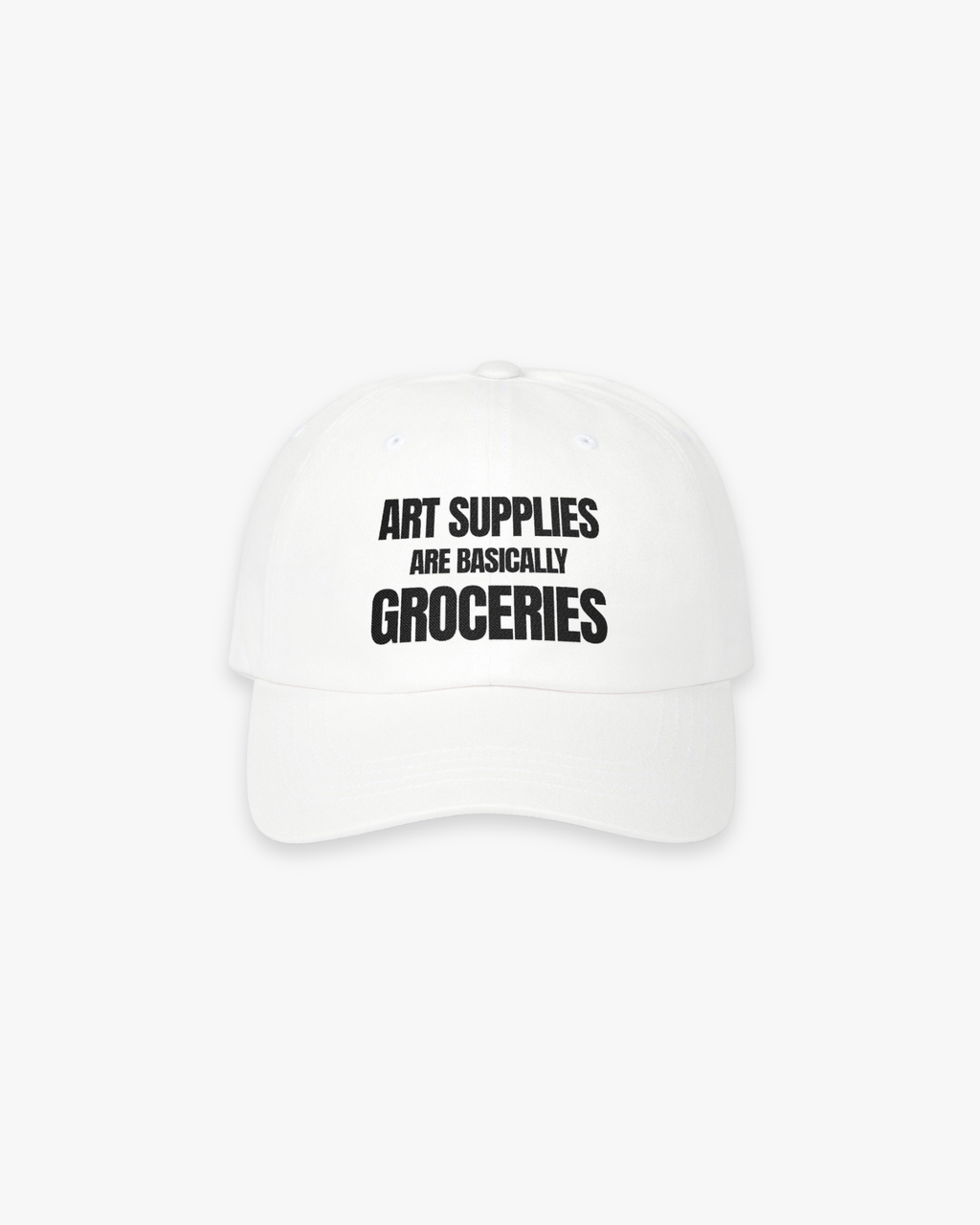 The “Art Supplies” Embroidered Cap