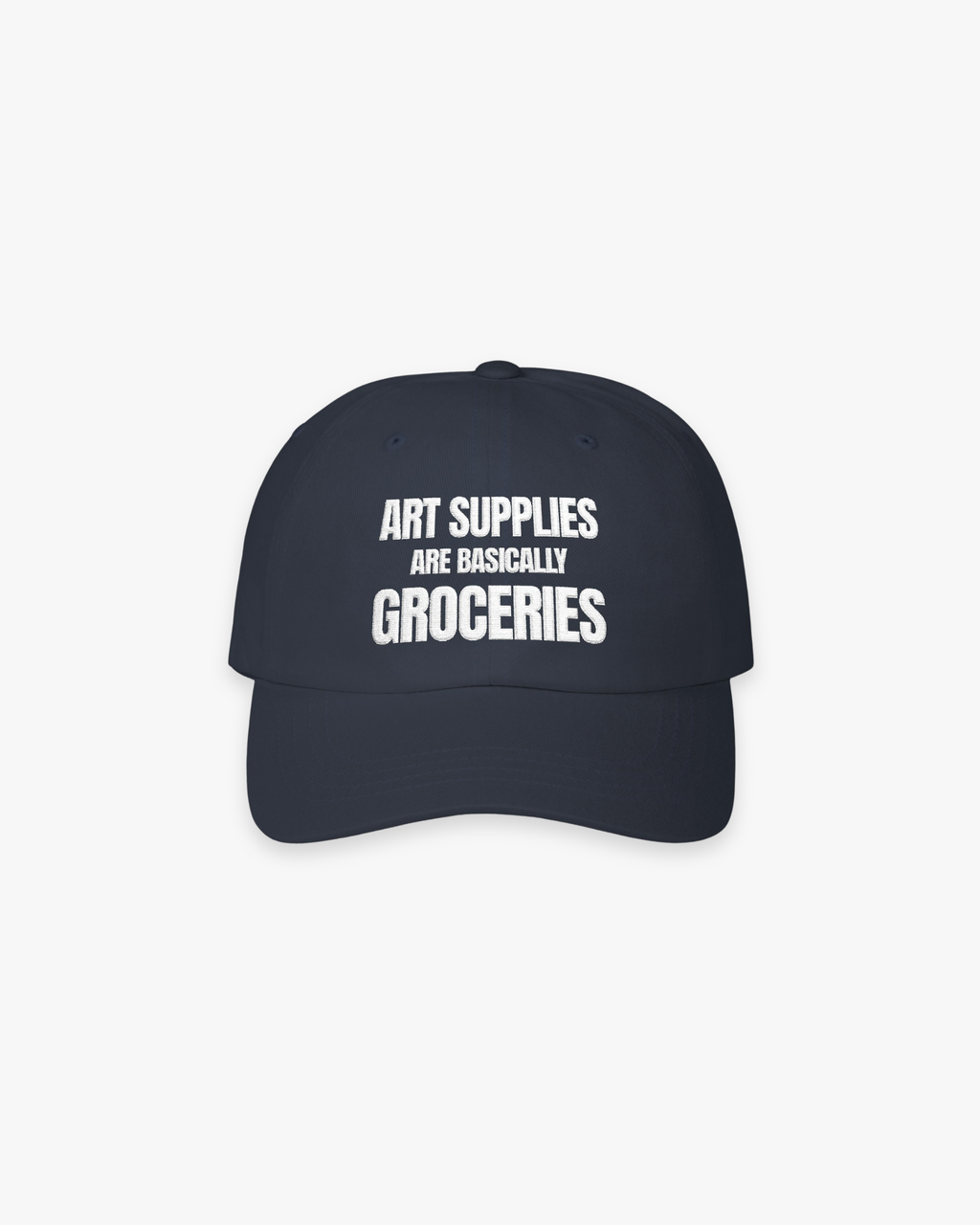 The “Art Supplies” Embroidered Cap