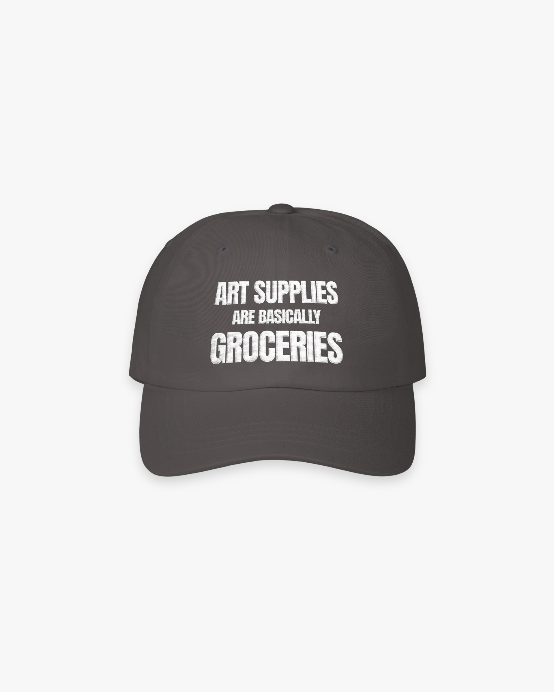 The “Art Supplies” Embroidered Cap