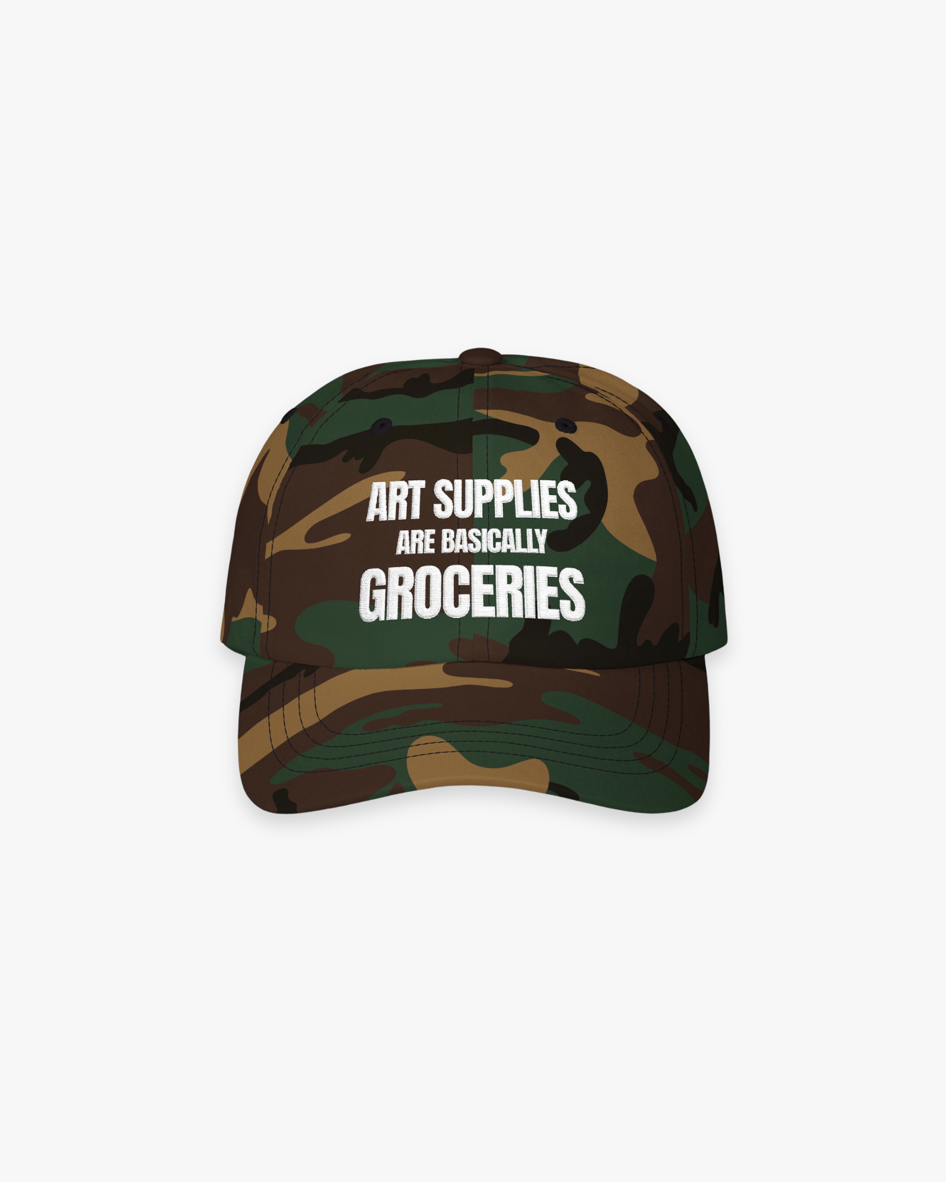 The “Art Supplies” Embroidered Cap