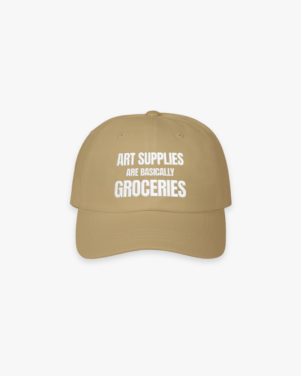 The “Art Supplies” Embroidered Cap