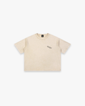 The "Scribble" Mineral Wash Boxy Tee
