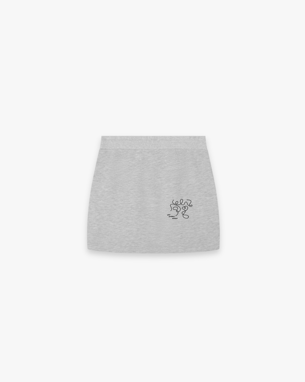 The "Scribble" Essential Drawstring Skirt