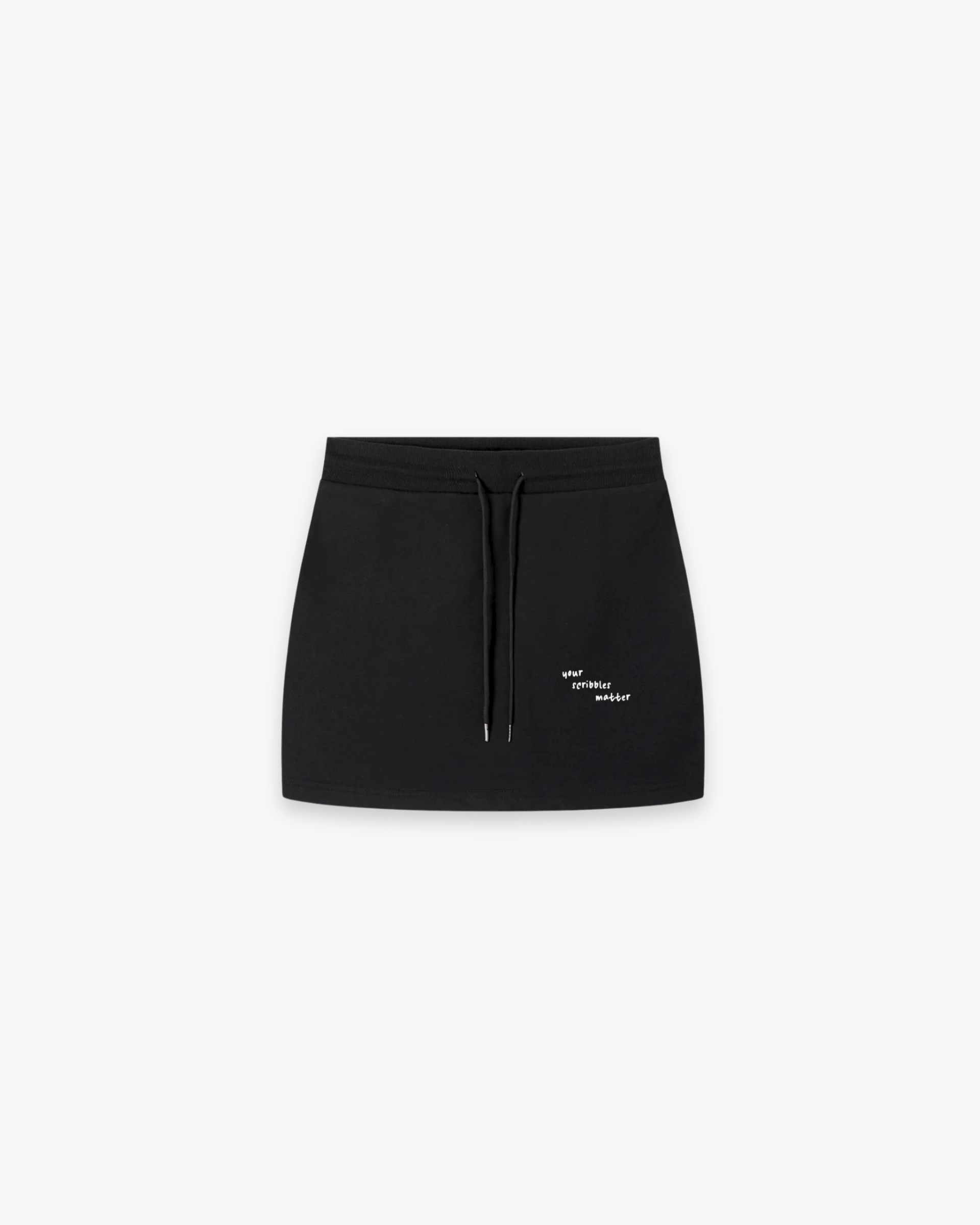 The "Scribble" Essential Drawstring Skirt
