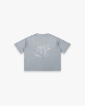 The "Scribble" Mineral Wash Boxy Tee