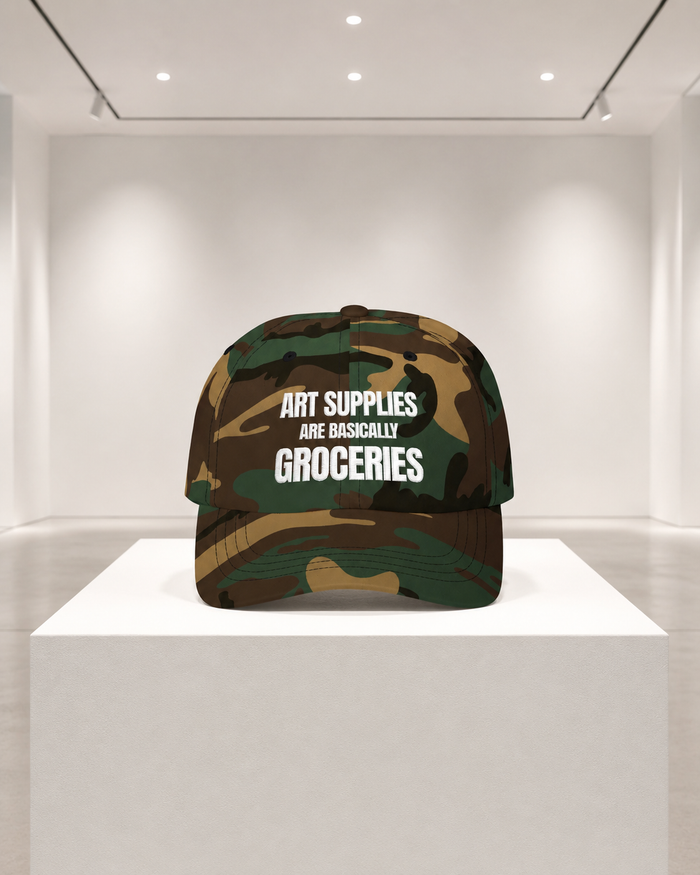 The “Art Supplies” Embroidered Cap