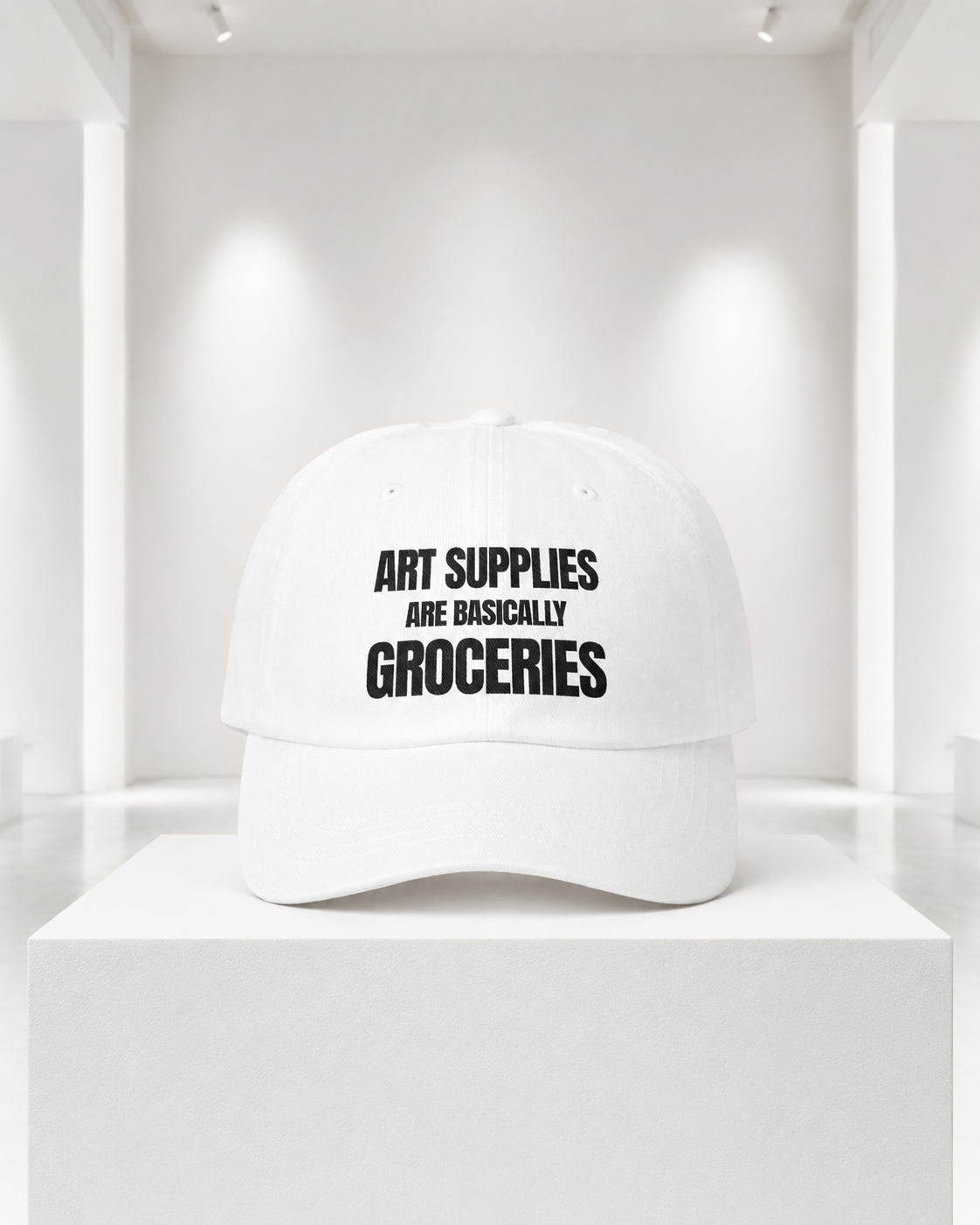 The “Art Supplies” Embroidered Cap