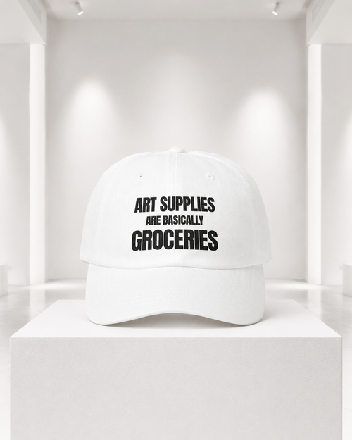 The “Art Supplies” Embroidered Cap