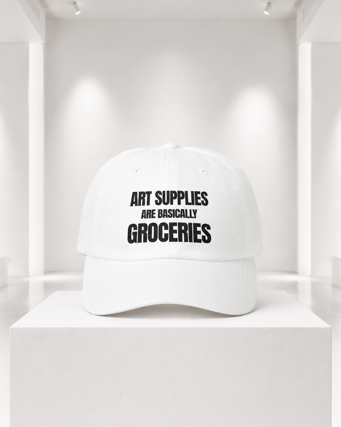 The “Art Supplies” Embroidered Cap